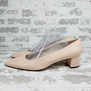 New Amalfi Pavone Soft Pink Leather Parmasoft Pointed Toe Pump H925